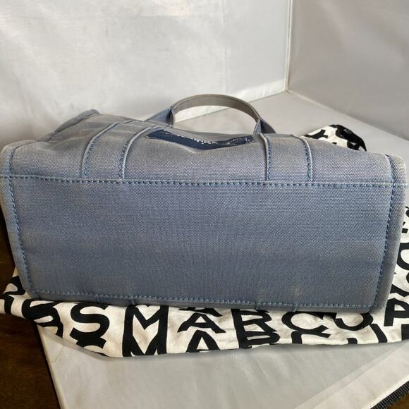 Marc Jacobs The Tote bag Blue shadow Medium - Picture 4 of 15